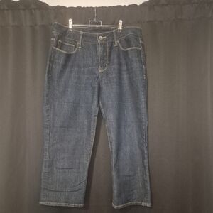 Faded Glory Indigo Denim Pants Capri